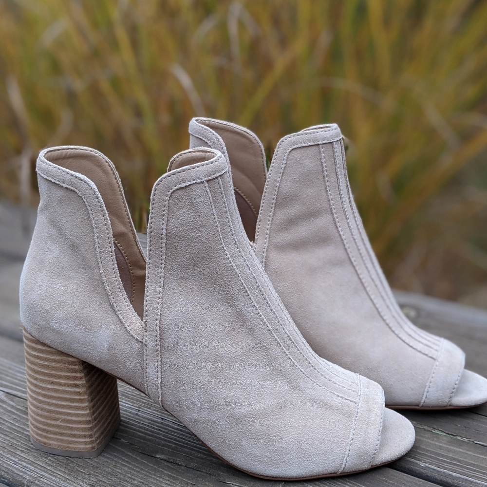 Joe's Jeans Peep Toe Booties - Picture 2 of 5